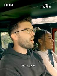 Diane and Ross in 'The Traitors'