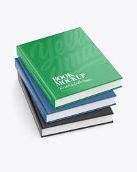 Free modern book mockup psd. Hardcover Books W Glossy Cover Mockup In Stationery Mockups On Yellow Images Object Mockups