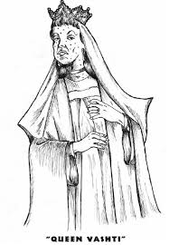 Download purim coloring sheets and use any clip art,coloring,png graphics in your website, document or presentation. Queen Vashti Purim Coloring Pages Jewish Kids