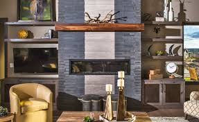 As for the wall behind the fireplace, it's just too big and tall to be left as boring old drywall…it needs some texture. Natural Stacked Stone Veneer Fireplace Stone Fireplace Ideas