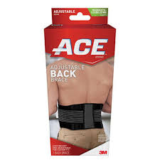 ace one size adjustable back brace