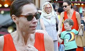 Minnie Driver with son Henry