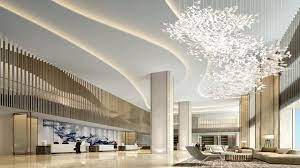 Doubletree By Hilton Hotel Qingdao Jimo Cn Lobby Hotel Lobby Design Celling Design Ceiling Design Bedroom