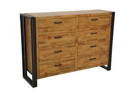Ce matériau nous inspire intemporalité, robustesse et caractère. Meuble A Chaussures Hevea Recycle Naturel Et Metal Noirci 8 Tiroirs 132x40x91cm Docker Vestiaires Meubles A Chaussures Pier Import