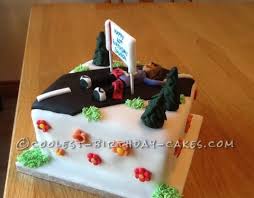 40th birthday themes cartoon birthday cake party cartoon. New To Running 40th Birthday Cake
