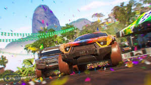A good degree of vibrancy seen on the cars' bodywork. Dirt 5 Review Of Codemasters Explosive Racing