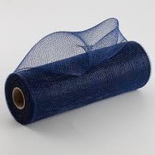 I will start decorating for fall in september this. 10 Poly Deco Mesh Navy Blue Re130219 Craftoutlet Com