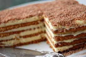 Petit Beurre Taart Recept Koekjestaart Toetjes Zonder Bakken Koekjes Zonder Bakken