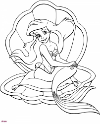 Dessin Ariel La Petite Sirene A Imprimer Princesse A Colorier Coloriage Walt Disney Coloriage