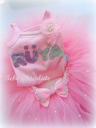 Isimli Bebek Badisi Ve Tutu Etek Tutu Tutu Elbiseler Tutu Elbise