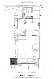 Re Park Hyatt Shenzhen Twin Guest Room Hotel Floor Plan Hotel Floor Hotel Plan