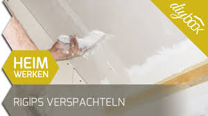 Rigips Verspachteln Youtube