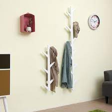Matoen Tree Branch Coat And Hat Stand With 6 Hook Walmart Com Wall Mounted Coat Rack Wall Mounted Coat Hanger Standing Coat Rack