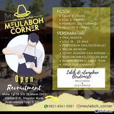 Lowongan kerja pt boga handal indonesia (bohanfood). Lowongan Kerja Di Aceh Barat Nanggroe Aceh Darussalam Juli 2021