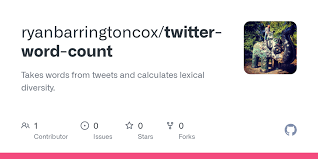 Maybe you would like to learn more about one of these? Twitter Word Count Tweets Txt At Master Ryanbarringtoncox Twitter Word Count Github