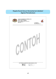 Format Surat Rasmi