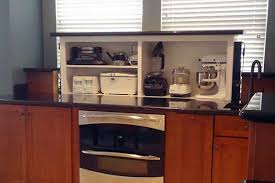 kitchen appliance lift ideas