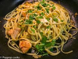 Spaghetti Aglio E Olio With Chicken Twenty Five Minutes Poppop Cooks Italian Pasta Dishes Cooking Pasta Dishes