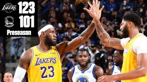 Los angeles lakers basketball game. Anthony Davis Lebron James Lead Lakers To Win Vs Warriors 2019 Nba Highlights Youtube