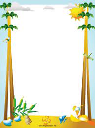 Beach Holiday Day Border Holiday Day Border Designs For Projects Printable Holiday Quotes Summer