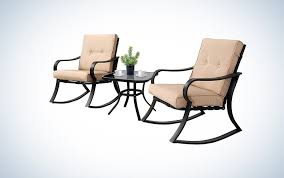 Batyline® mesh modern dining chairs built on stainless steel paired with classic teak tables offer a refreshing new take on outdoor dining and giving the utmost in comfort and sleek good looks. Best Patio Furniture Porch Furniture For Every Taste Popular Science