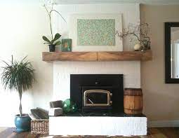 plastering a brick fireplace archives the farm for life project wood mantle whitewash stone steel pipe shelves