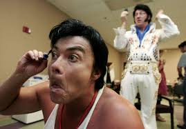 Elvis Impersonators in Nashville, Tennessee keep his legacy alive