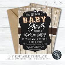 Pin On Editable Diy Baby Shower Items