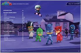 An elevator platform to move between the levels. Pj Masks Packaging Design Force