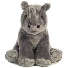 Aurora World Destination Nation Animal Rhino Plush Learn More By Visiting The Image Link This Is An Af Teddy Bear Stuffed Animal Animal Plush Toys Animals