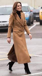 Women's vintage camel hair tan blazer jacket. Kate Middleton Styles A Classic Coat In A Fresh New Way Vogue