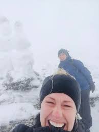 Another stunning winter hike in perfect conditions, clear skies, low wind,  hard snow, sunshine and the hills to ourselves. The first shot is first  light breaking