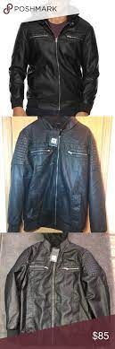 Men S Xray Slim Fit Faux Leather Moto Jacket Xl Jackets Jeans Style Style Jeans Shirt