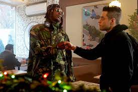 Below, we spoke to joey bada$$ about where the show is going and his own role on it. Mr Robot Season 4 Episode 6 Joey Bada As Leon Rami Malek As Elliot Alderson Tell Tale Tv