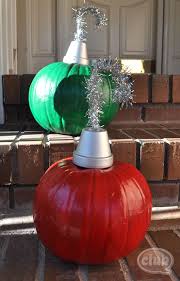 Repurpose Your Pumpkins For The Holidays Christmas Pumpkins Outdoor Christmas Decorations Pumpkin Ornaments