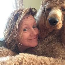 Dog shows affection and care after surgery