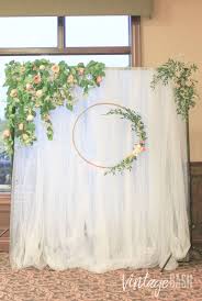 Wedding Backdrop Inspiration Greenery Rustic Outdoor Wedding Backdrop Tulle Backdrop Rustic Wedding Decor