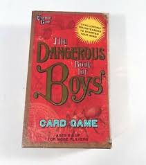 For the boys card game. Brainteasers Games The Dangerous Book For Boys Card Game 794764173116 Ebay