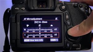 how to perform af microadjustment