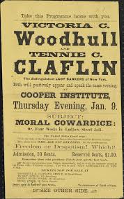 Victoria C Woodhull And Tennie C Claflin The Distinguished Lady Bankers Of New York Ca 1873 Museum Of The City Of New Claflin Victoria Woodhull Victoria