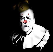 Black No Velvet Sad Clown (Puddles Pity Party) Digital by Scott Poling