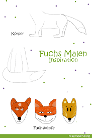 Als fensterbild, malvorlage zum ausmalen oder als kreative anregung für andere. Fuchs Malen Mit Vorlage Geht Es Ganz Einfach Kreativsein Blog Fuchs Zeichnen Tiere Malen Kinder Zeichnen