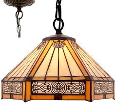 All of our chandeliers are inspired by the arts & crafts and mission style chandeliers of the early 1900's. Buy Tiffany Pendant Lighting For Kitchen Island Fixture 12amber Mission Stained Glass Hexagon Shade Industrial Boho Pendant Lamp Rustic Farmhouse Chandelier Swag Bar Hallway Living Dining Room Werfactory Online In Indonesia B071x3pzxk