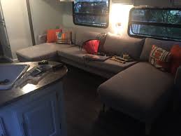 Rv Remodel Ikea Couch Instead Of Dinette Mini Couch Remodeled Campers Ikea Couch Cool Couches
