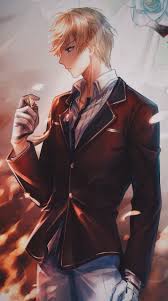 Check spelling or type a new query. Anime Guy Blonde Hair Blue Eyes Suit Formal Handsome Anime Guys Anime Drawings Boy Handsome Anime