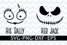Download His Sally Her Jack Svg Free Halloween Svg Nightmare Before Christmas Instant Download Sally Svg Disney Svg Jack Svg Vector Png Dxf 0113 Freesvgplanet