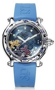 Chopard Animal World Gemstone Watch Womens Watches Blue Watches Stylish Watches