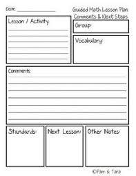 Guided Writing Lesson Plan Template Google Search Guided Math Lessons Math Lesson Plans Template Lessons Template