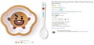 Tata, mang, chimmy, rj, koya, cooky, shooky, and van. Bts Merch Restocks On Twitter Amazon Restocked The Cereal Bowl With Spoon Shooky Cooky Tata 13 95 Link Https T Co Pk6giqizhd Bt21 Bts Bts Twt Bt21 Linefriendsinfo Https T Co Stlxgxabvn