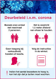 In de 'algemene richtlijnen' vind je de maatregelen die zijn genomen om uitwisseling van. Corona Maatregelen Zhon Zorg Hulpmiddelen Outlet Nederland